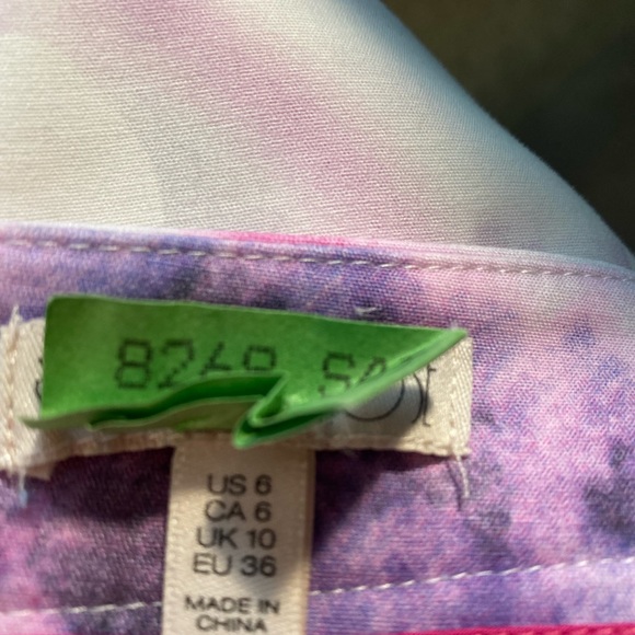 Cutest woman’s skirt with purple and pink colors in a size 6 by Lila Rose. - Picture 10 of 11